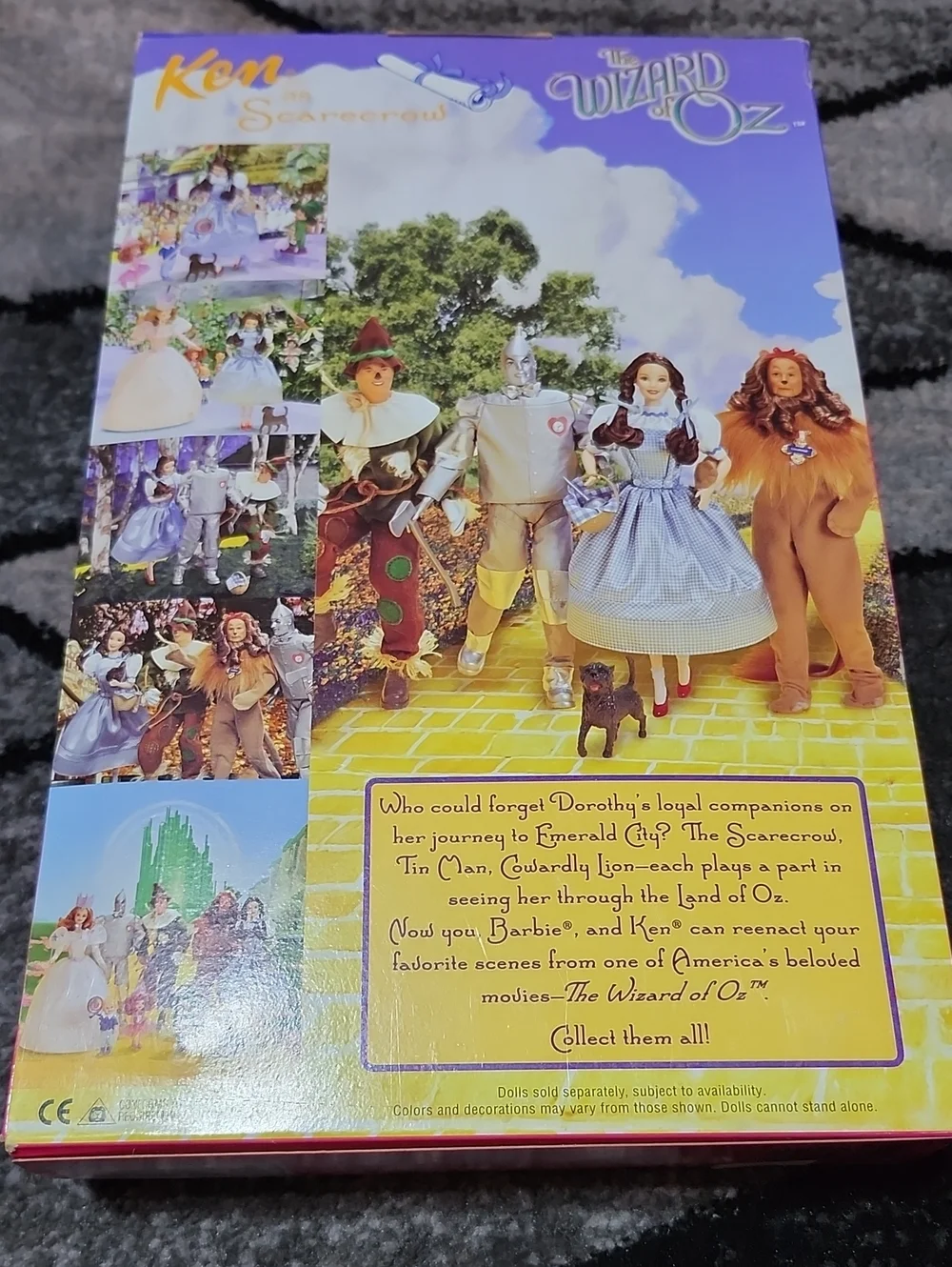 1999 MATTEL WIZARD OF OZ COLLECTOR EDITION KEN AS SCARECROW DOLL #25816